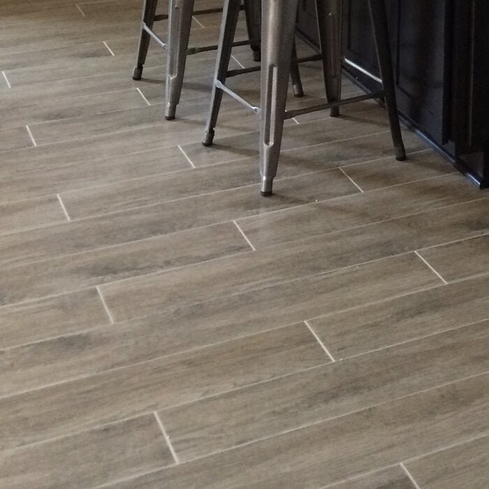 64 Boxes - Woodwork 6" x 24" Porcelain Wood Look Wall & Floor Tile, Hillsboro - 608 Square Feet (#K6524)