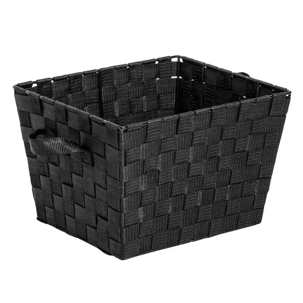 Woven Plastic Basket Set (Set of 2)