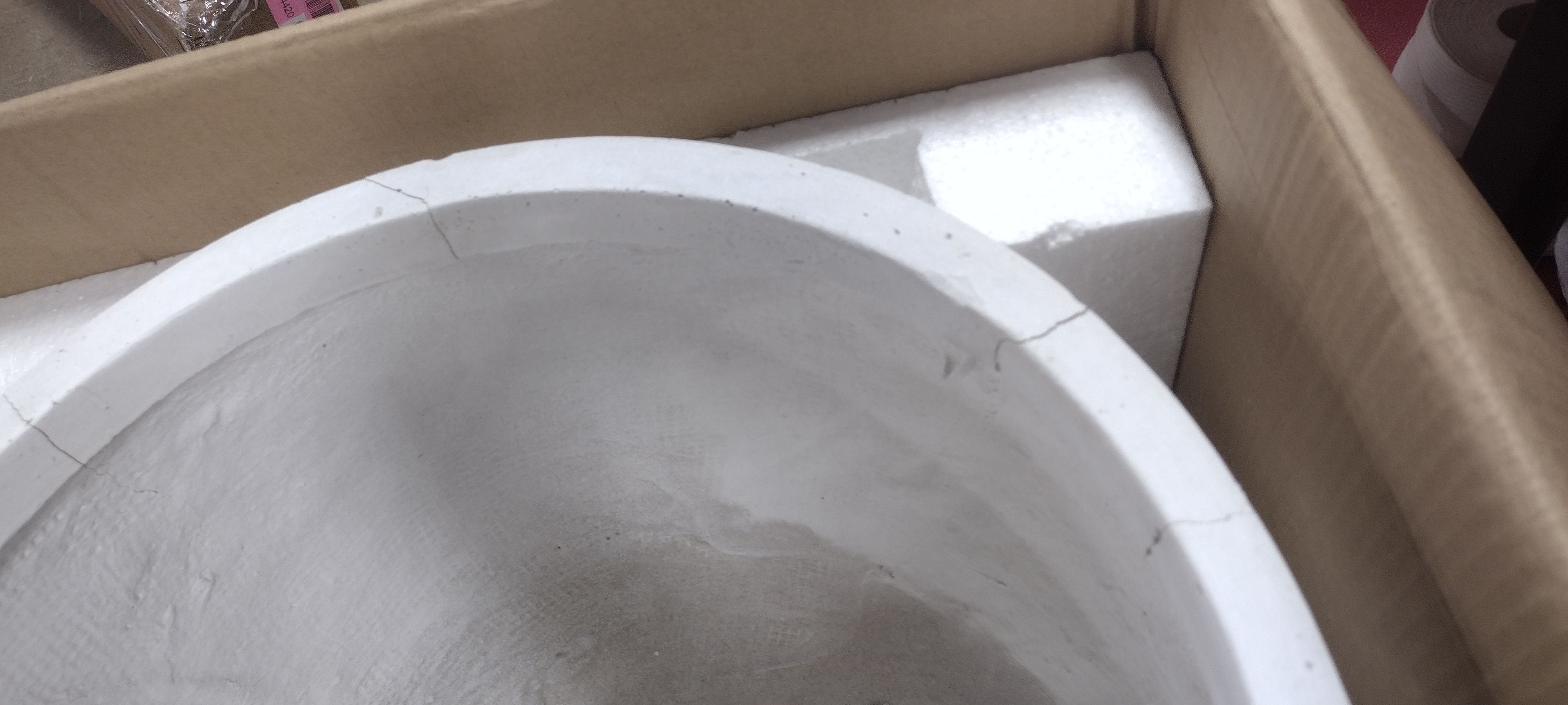 17.2" H x 17.5" W x 17.5" D White Acushnet Pot Planter