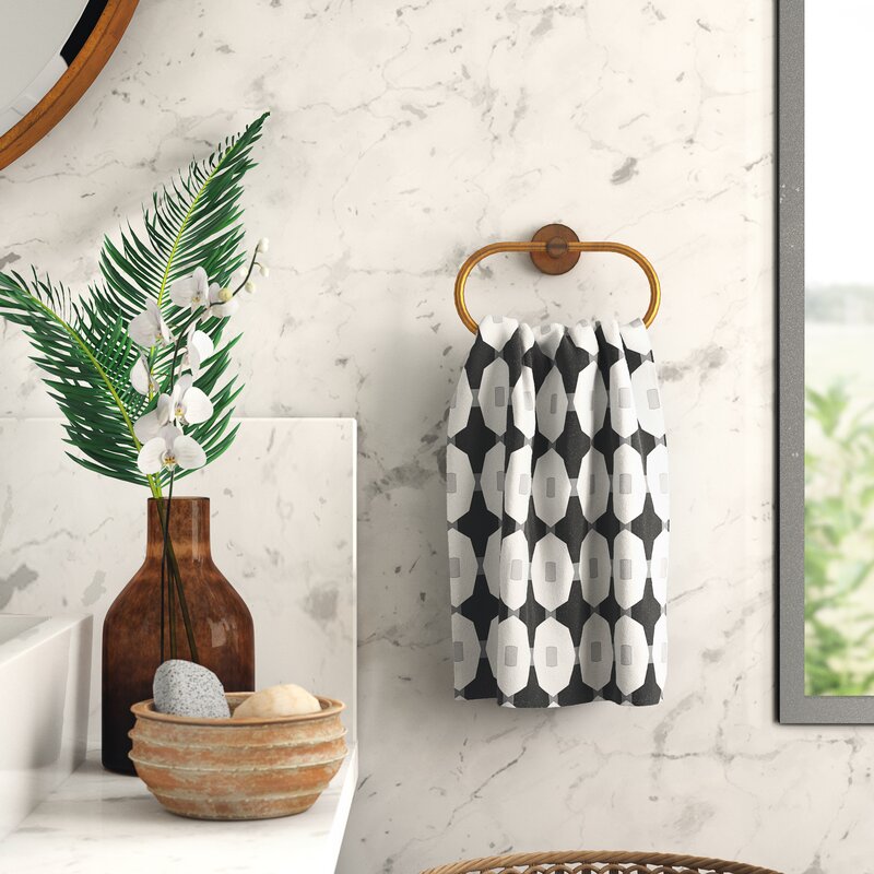 Black Wynsum Hand Towel B38-HS182