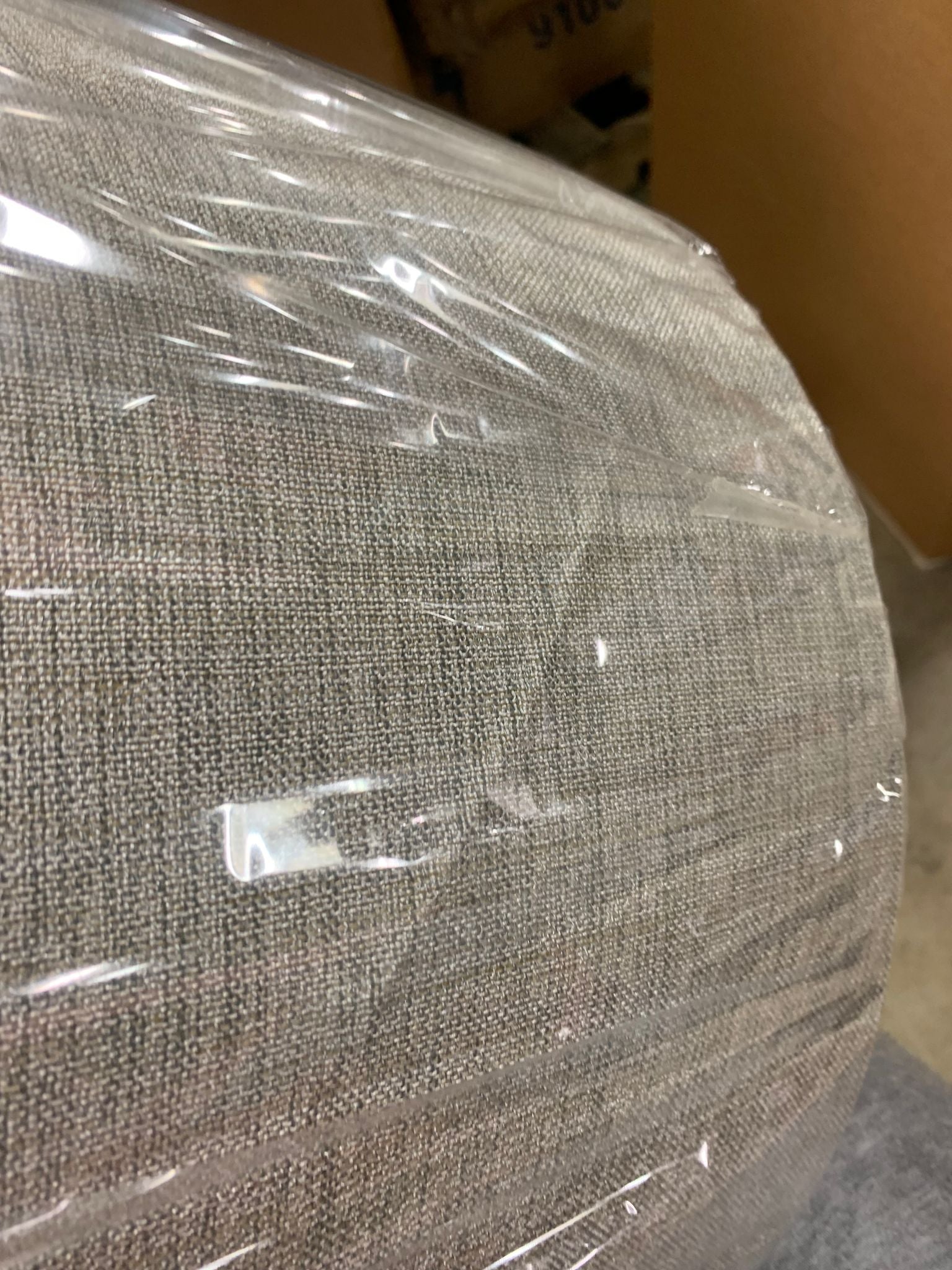 34" Smoke Glass Table Lamp