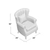Load image into Gallery viewer, Xan Channel Wingback Chair, Beige (#K3946)