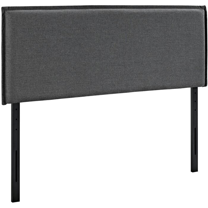 Xander Upholstered Panel Headboard, Gray - Queen (#K4795)