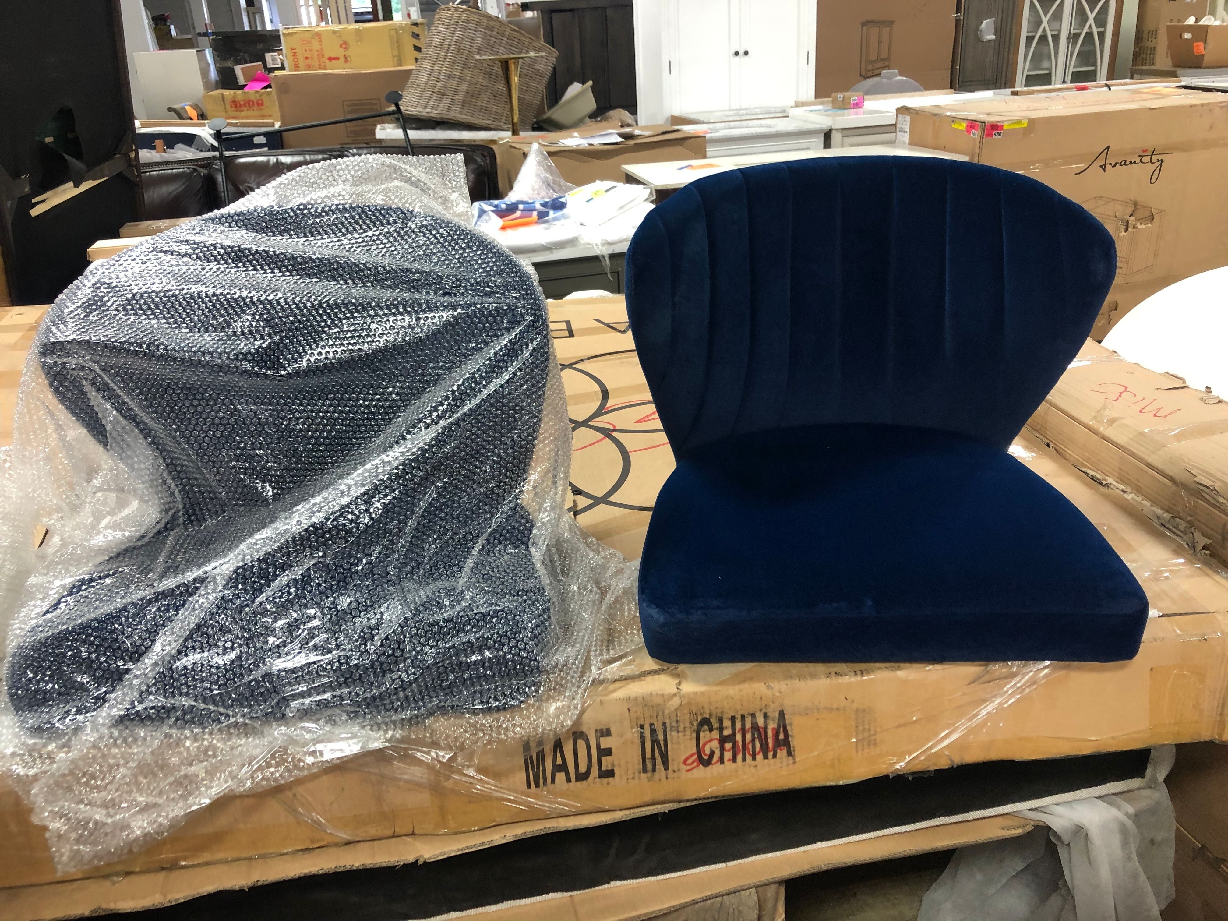 Esmund 20'' Wide Tufted Velvet Side Chair (Set of 2) MG548