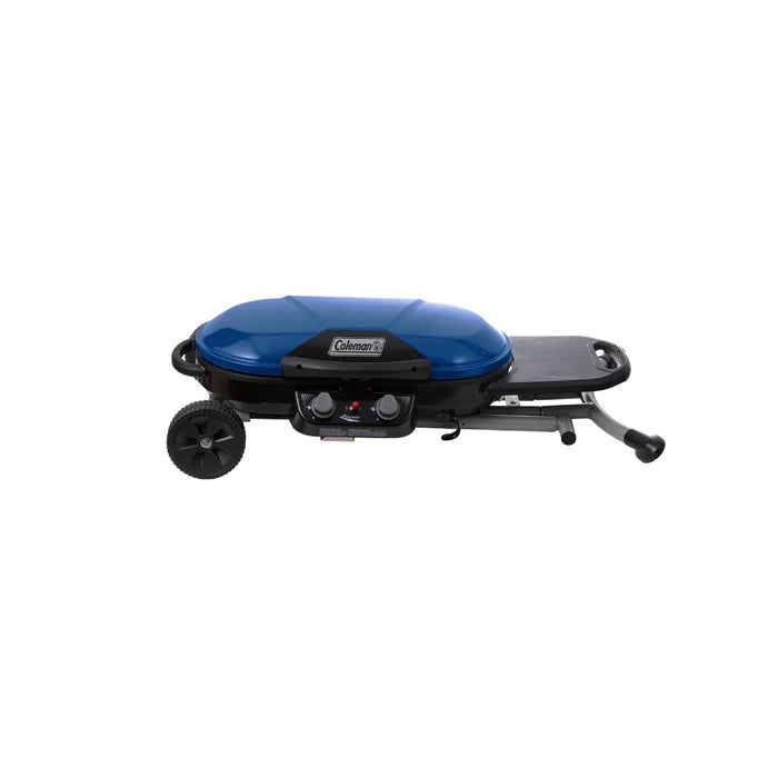 Blue Xcursion Coleman 2 - Burner Portable Liquid Propane 20000 BTU Gas Grill