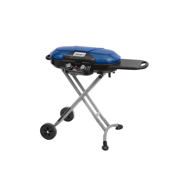 Blue Xcursion Coleman 2 - Burner Portable Liquid Propane 20000 BTU Gas Grill