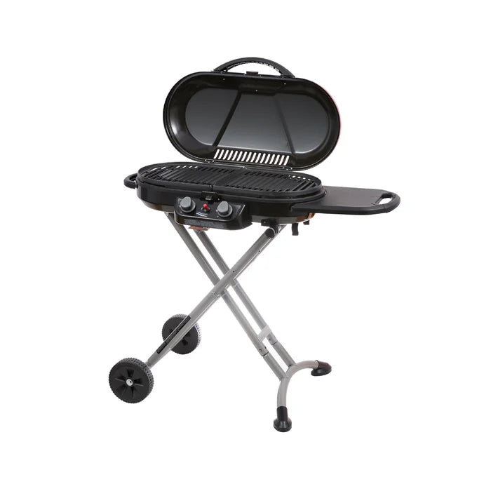 Blue Xcursion Coleman 2 - Burner Portable Liquid Propane 20000 BTU Gas Grill