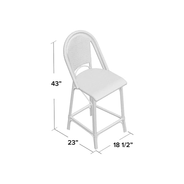 Yaretzi Patio Bar Stool