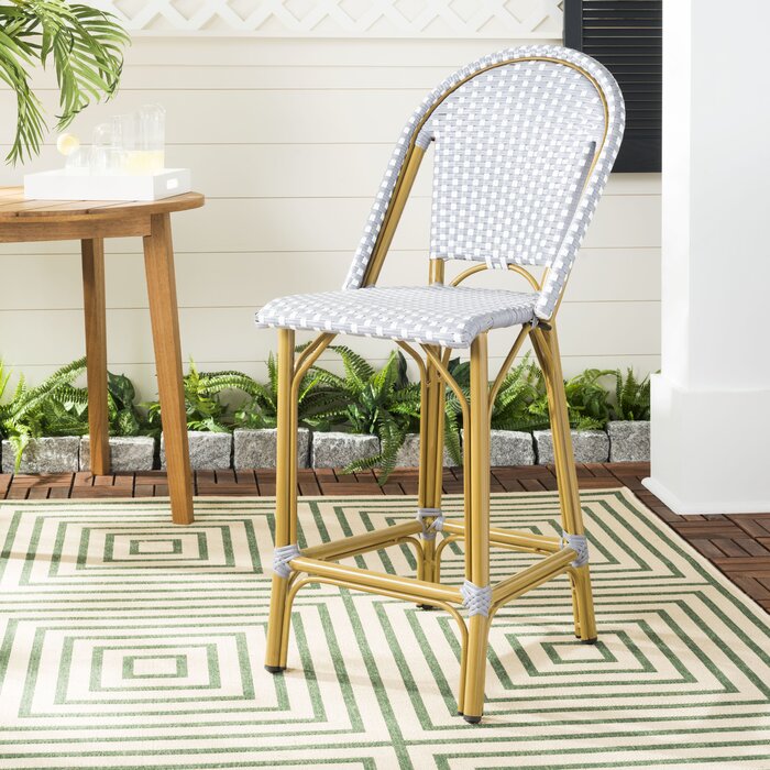 Yaretzi Patio Bar Stool, Set of 2