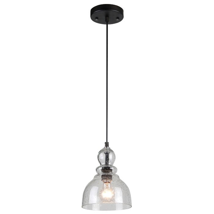 Oil Rubbed Bronze Yarger 1 - Light Single Dome Pendant #HA674