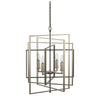 Yarnell 4 - Light Candle Style Geometric Chandelier #8072
