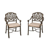 Set of 2 - Yates Patio Dining Chairs, Taupe (#334)