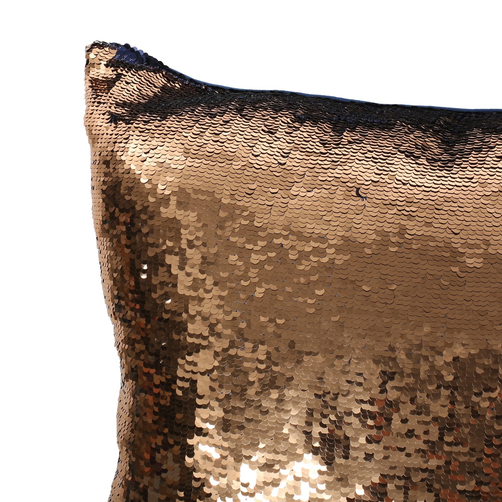 Blue/Rose Gold Yedda 18" Throw Pillow Cover (Set of 2) EJ551