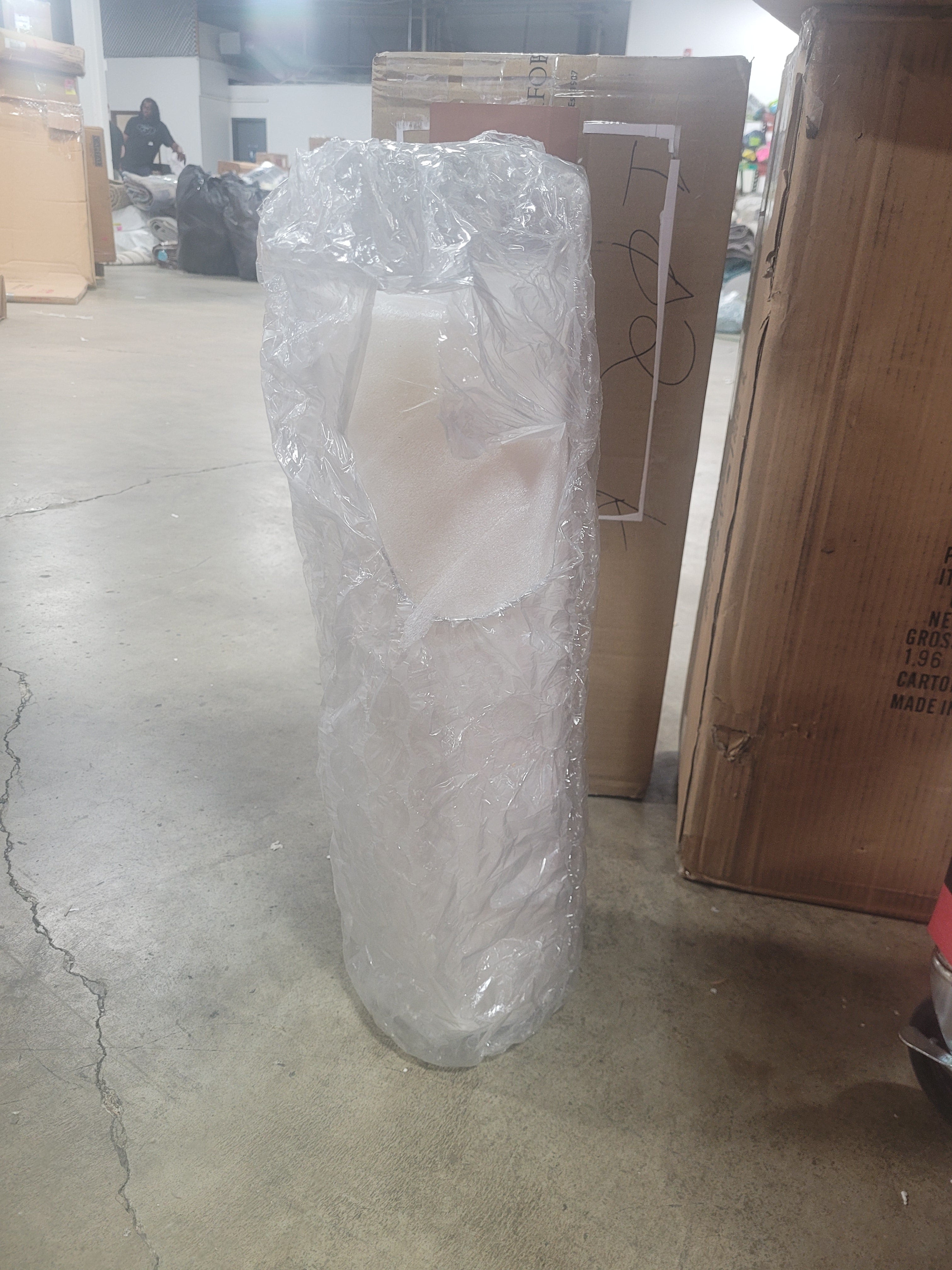 15" H x 5" W x 5" D Unscented Pillar Candle