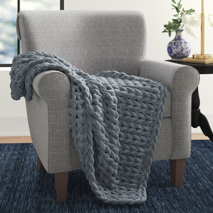 Zariyah Knitted Throw Blanket