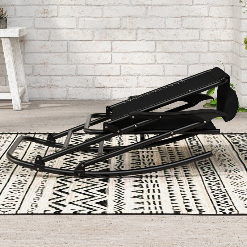 Black Zero Gravity Rocking Chair K8522