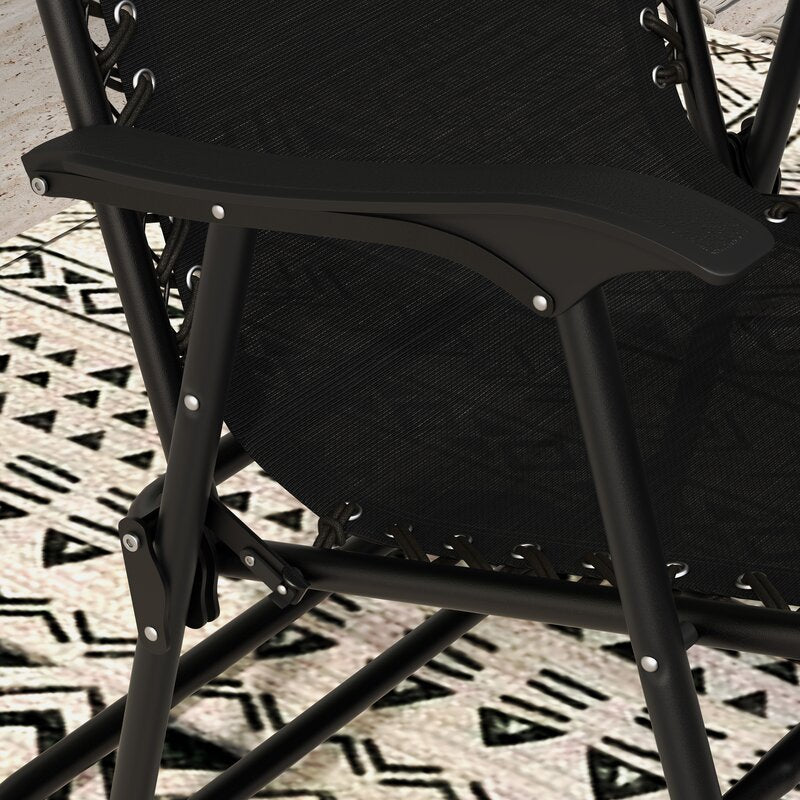Black Zero Gravity Rocking Chair K8522
