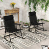 Black Zero Gravity Rocking Chair K8522