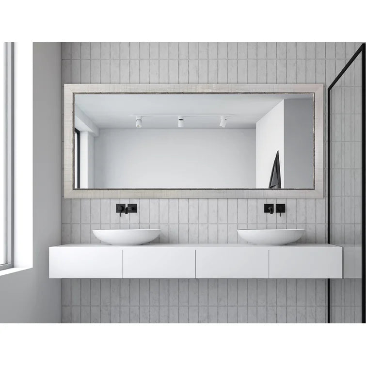 47" H x 31.5" W Zhara Modern & Contemporary Bathroom / Vanity Mirror