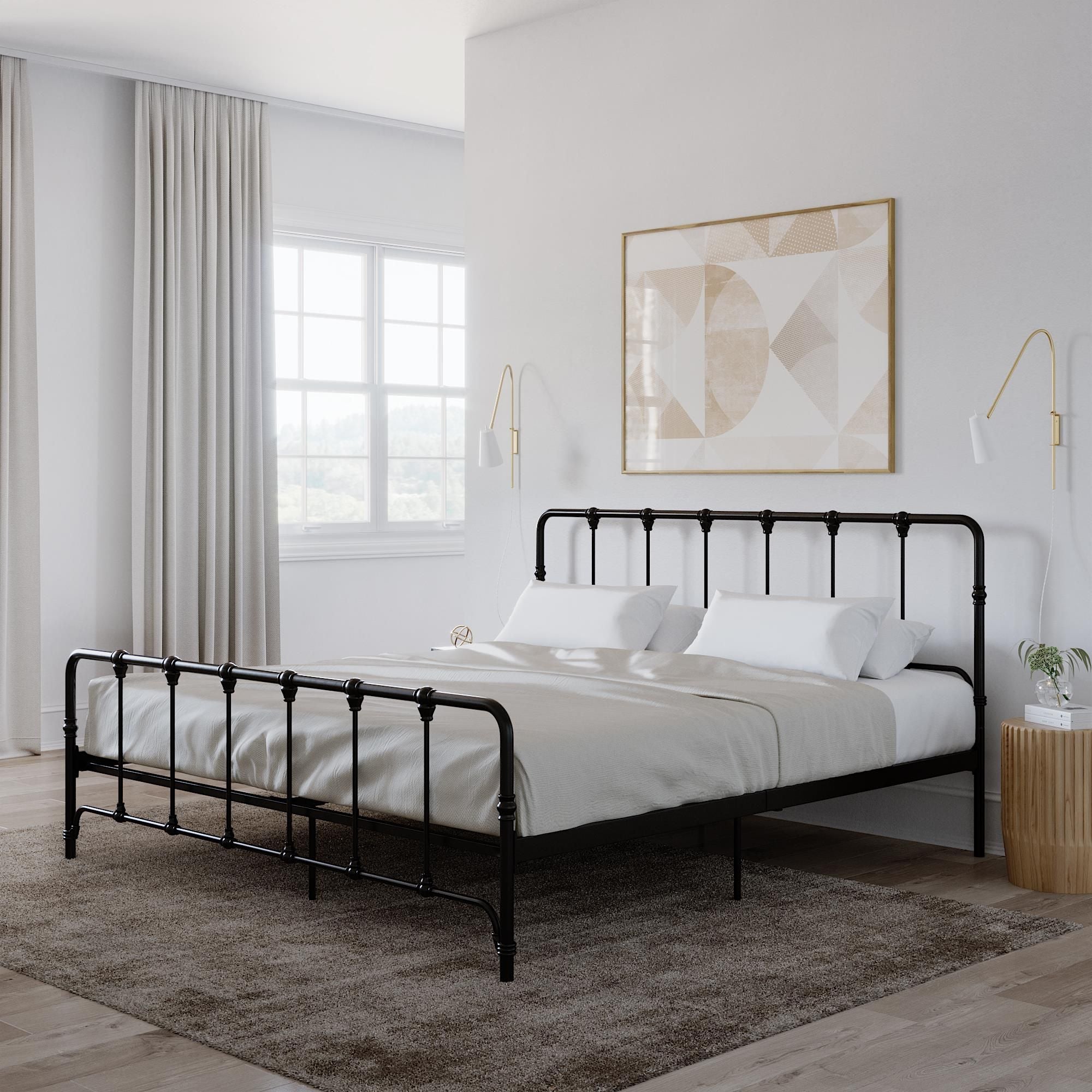 Avenue Greene Alicia Farmhouse Metal Bed K7323