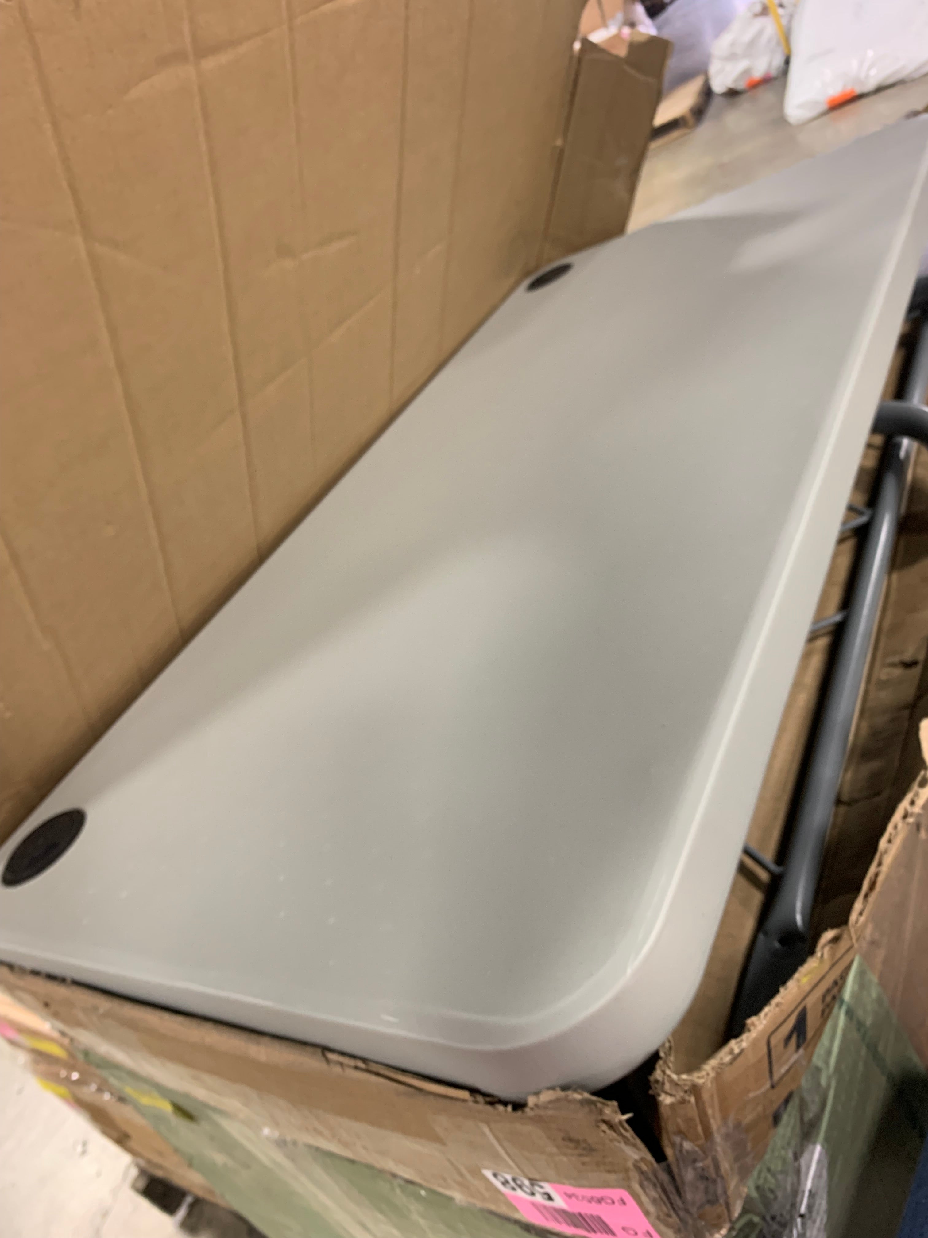 29.25" H x 48" W x 24" D Jenely Training Table with Caster Wheels