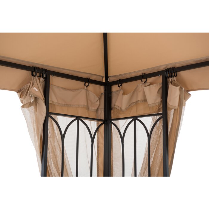10 ft. x 10 ft. Steel Patio Gazebo  #SA1064