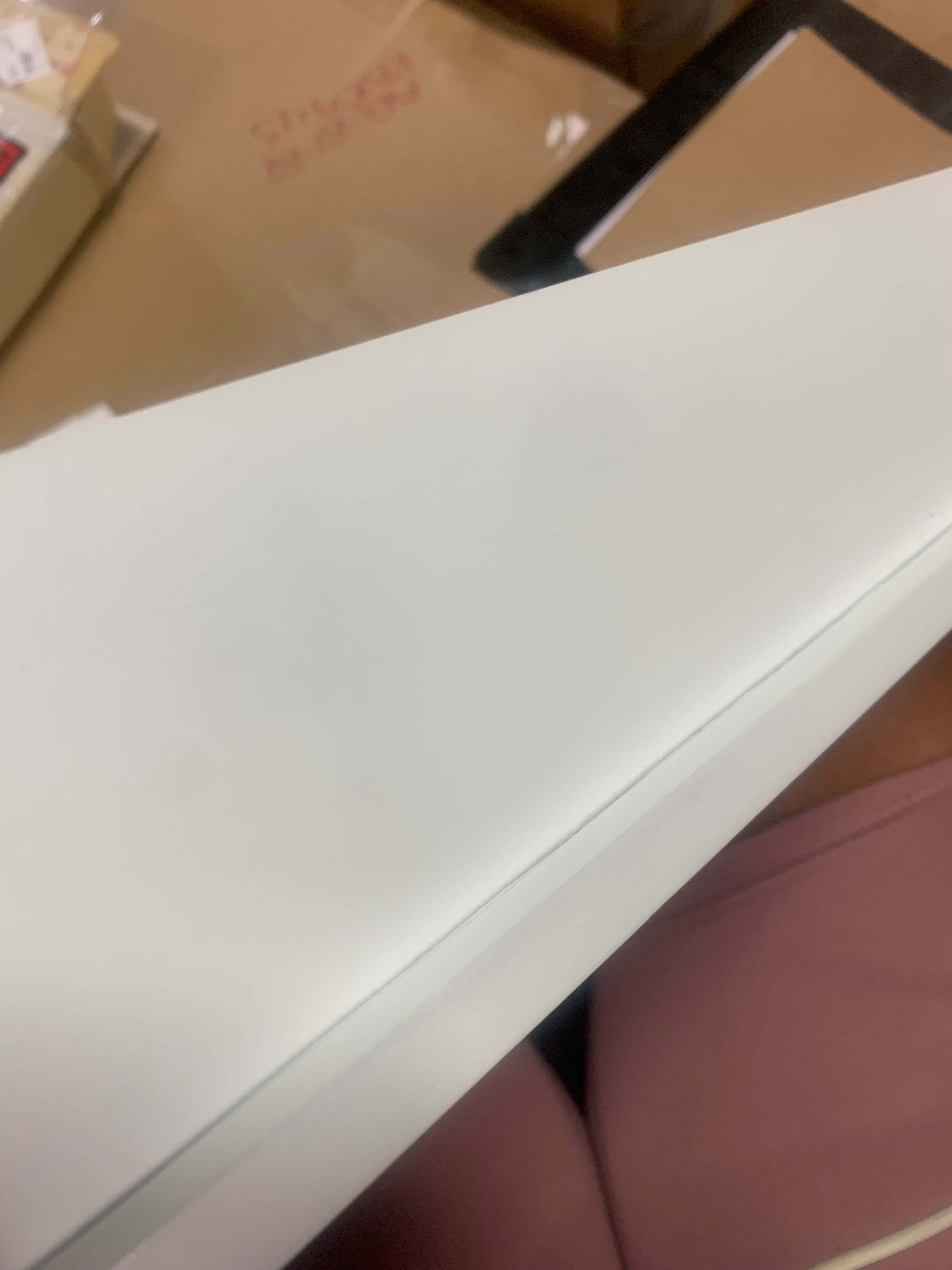 24" Floating Shelf Wall Mounted Hidden Brackets White - Inplace