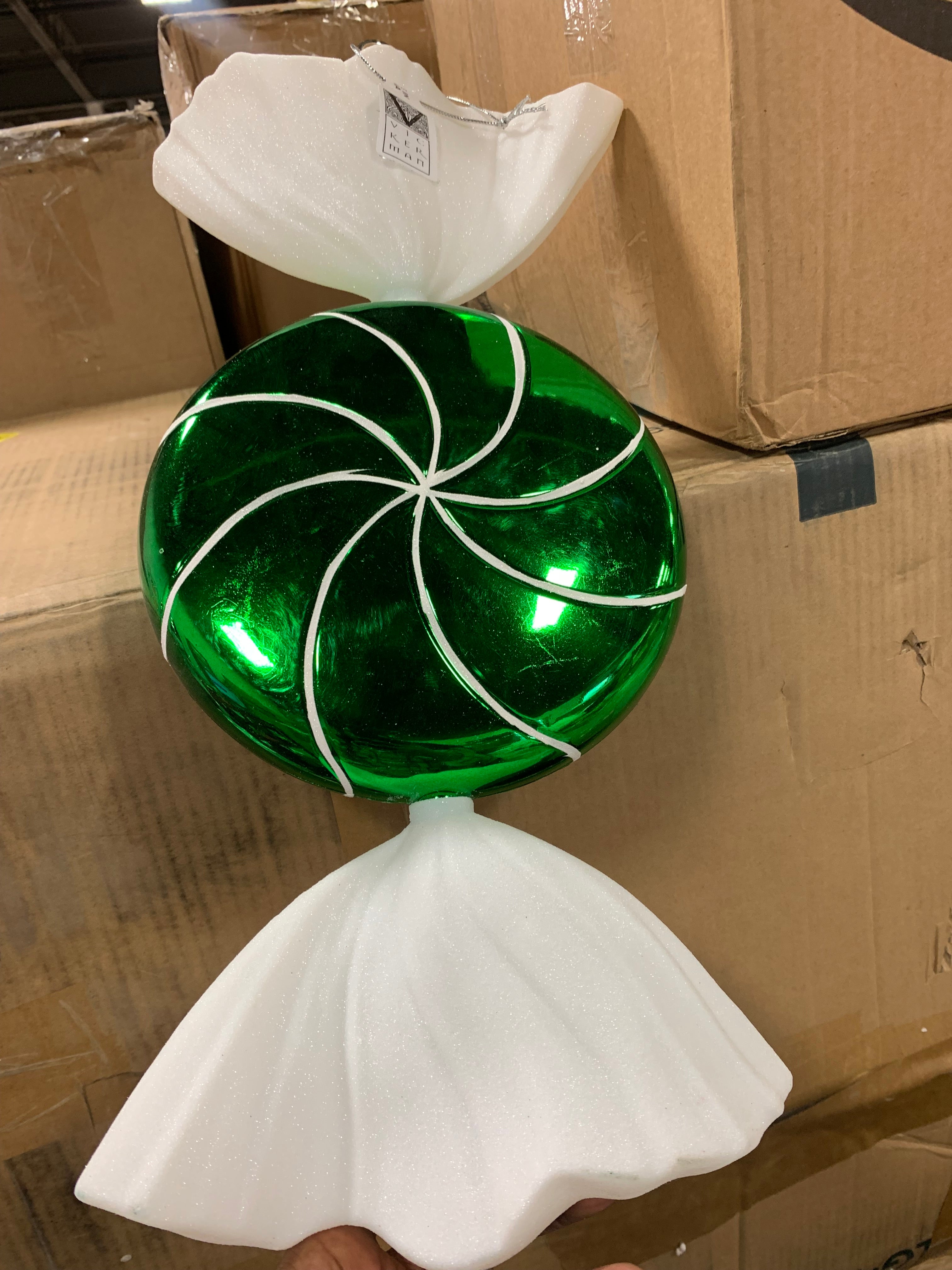 18.5" Swirl Candy Ornament