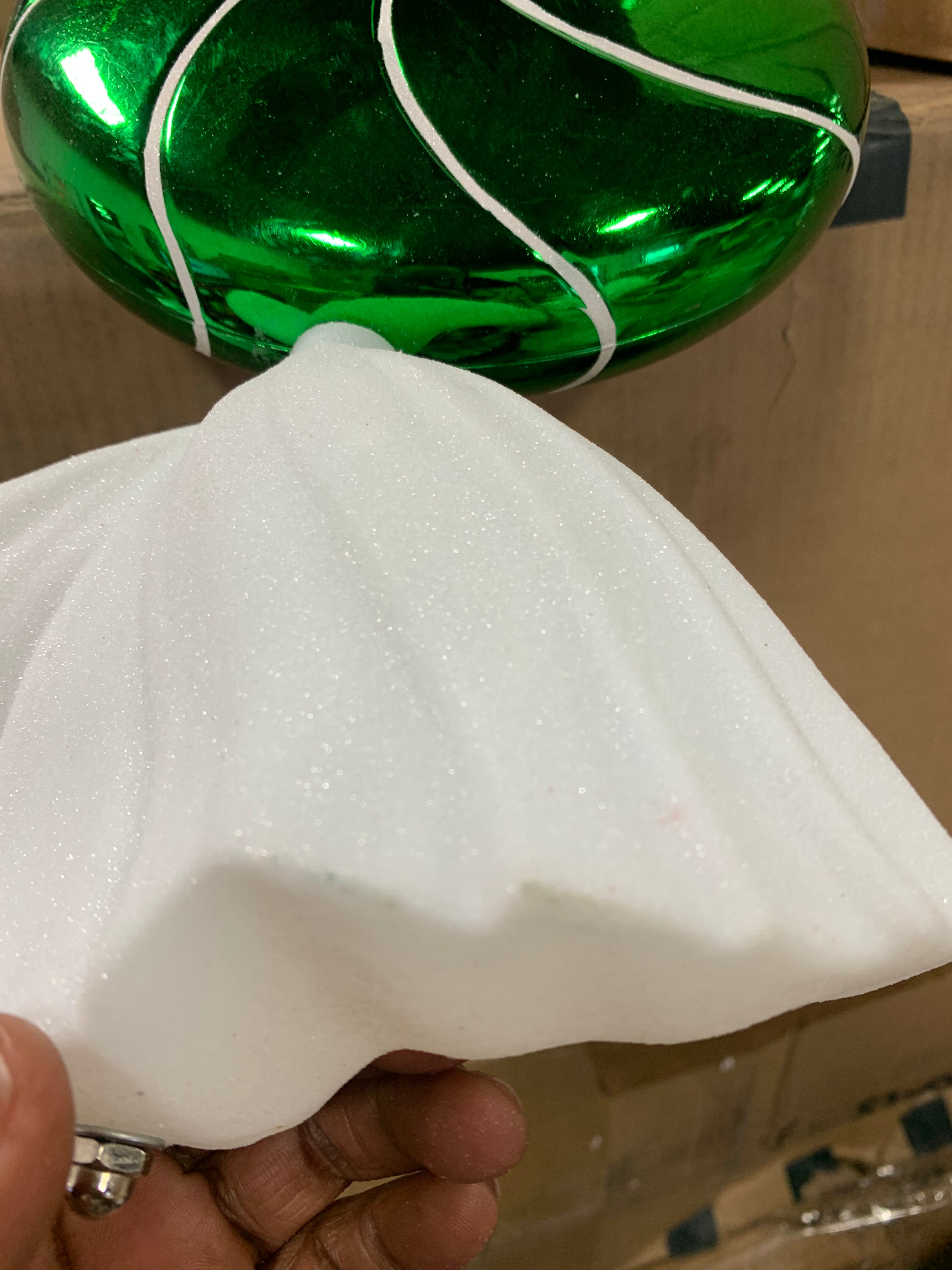 18.5" Swirl Candy Ornament