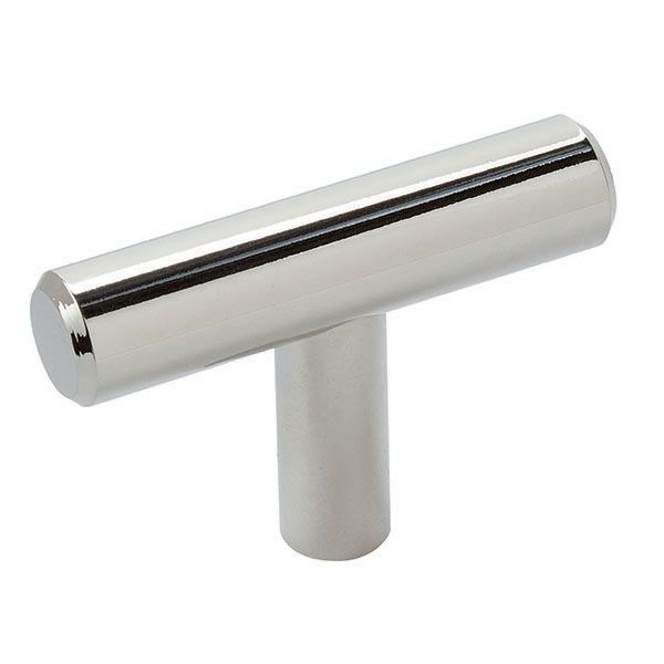 KNOB POLISHED NICKEL, 2in