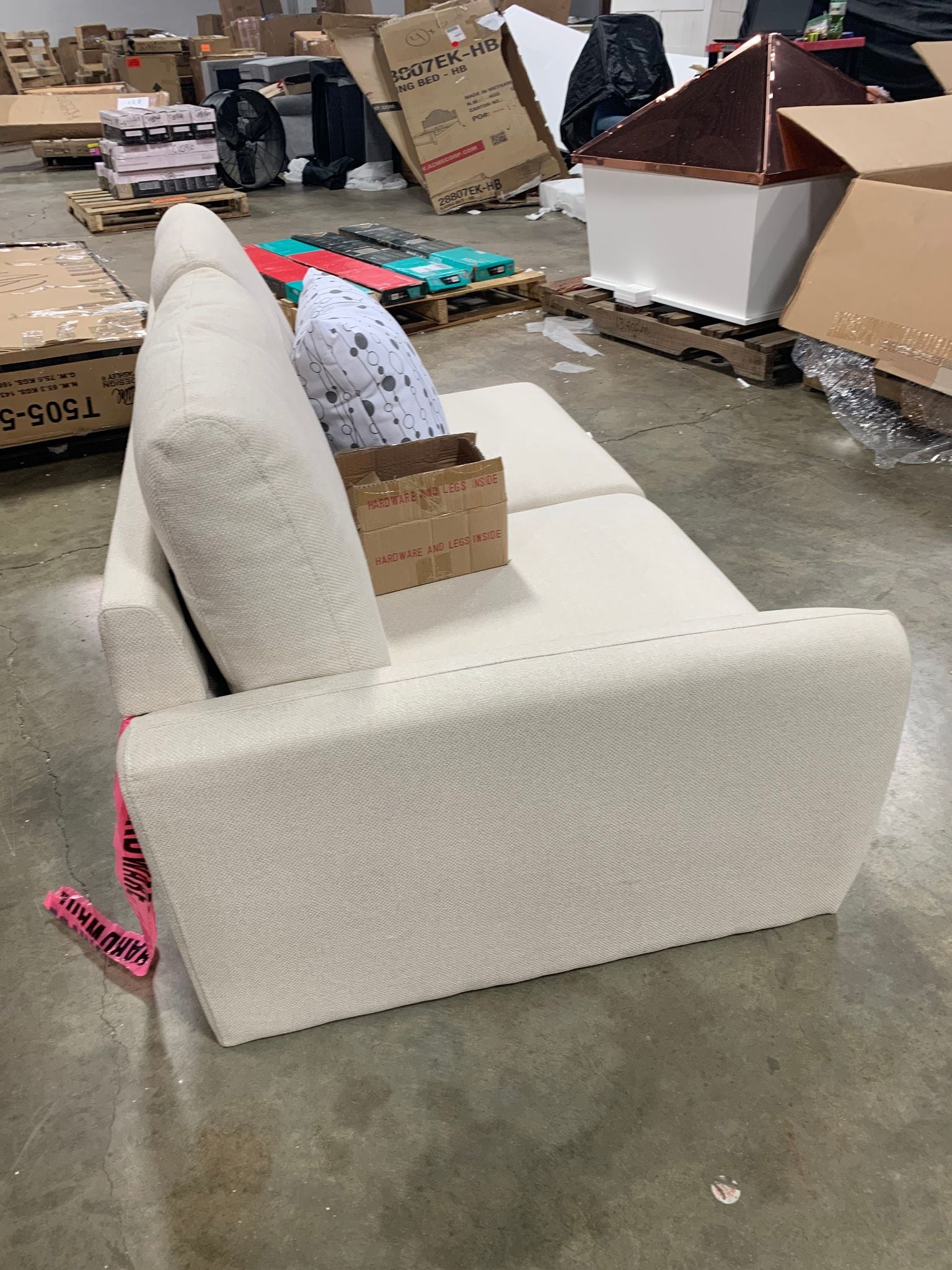 93'' Wide Right Hand Facing Fabric Sectional Piece CYB911