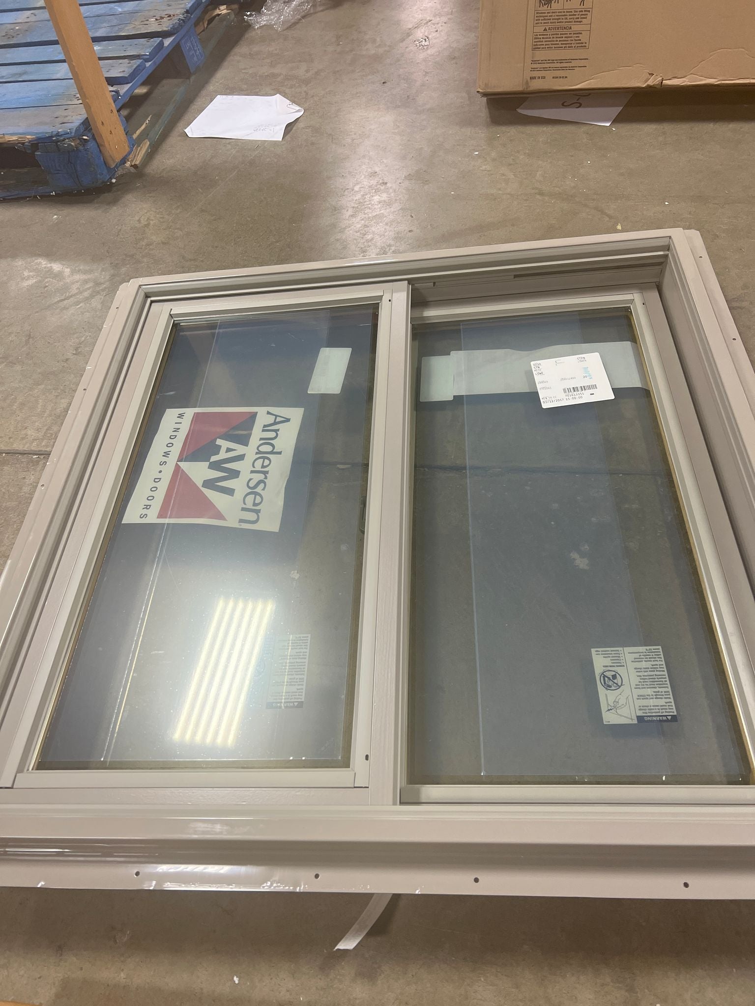 31.5 in. x 41.5 in. 200 Series Double Hung Wood Window with White Exterior