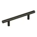 Bar Pulls 3-3/4 in (96 mm) Center-to-Center Black Bronze Drawer Pull 10-piece set