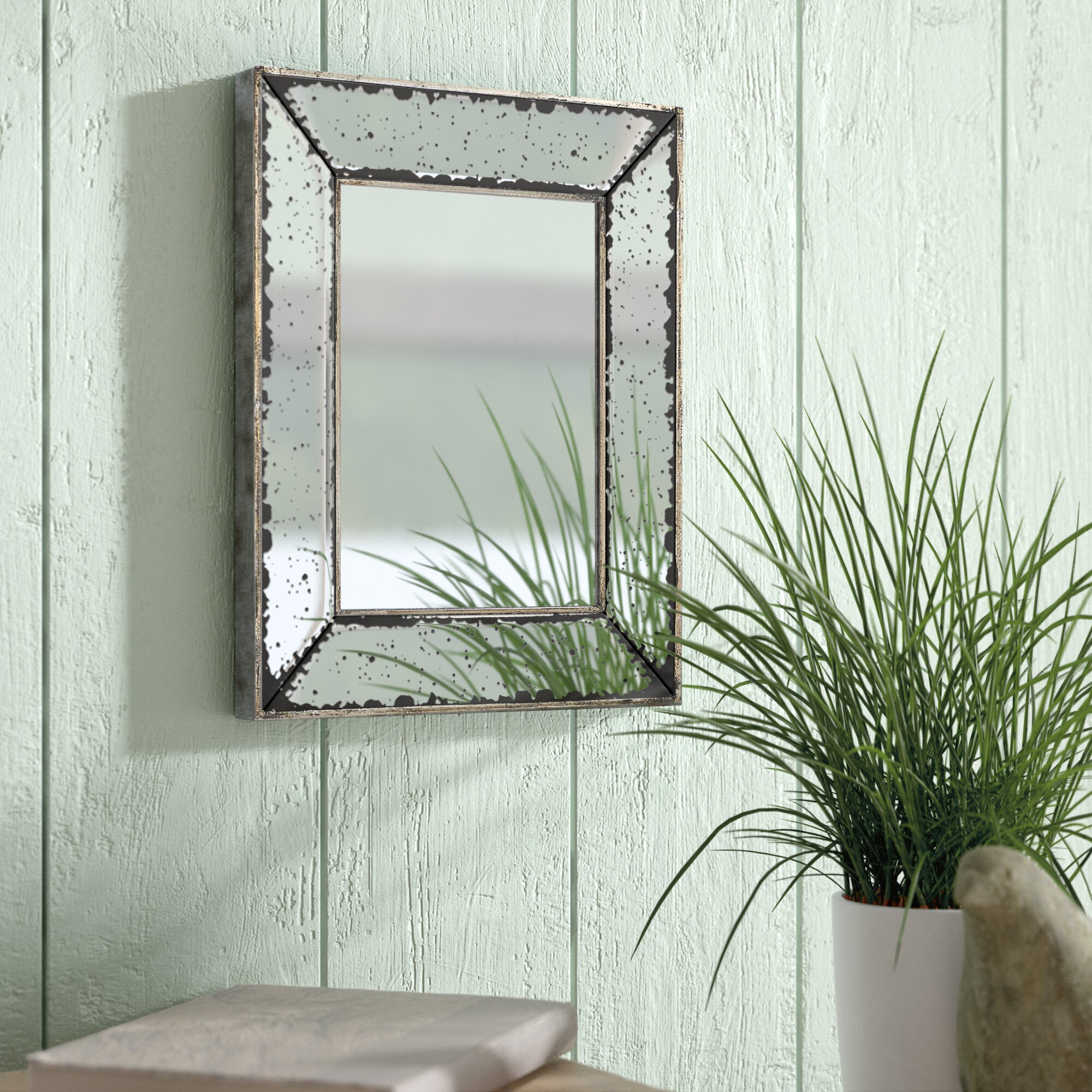 Blum Farmhouse/Country Beveled Accent Mirror (Set of 4) LX5325