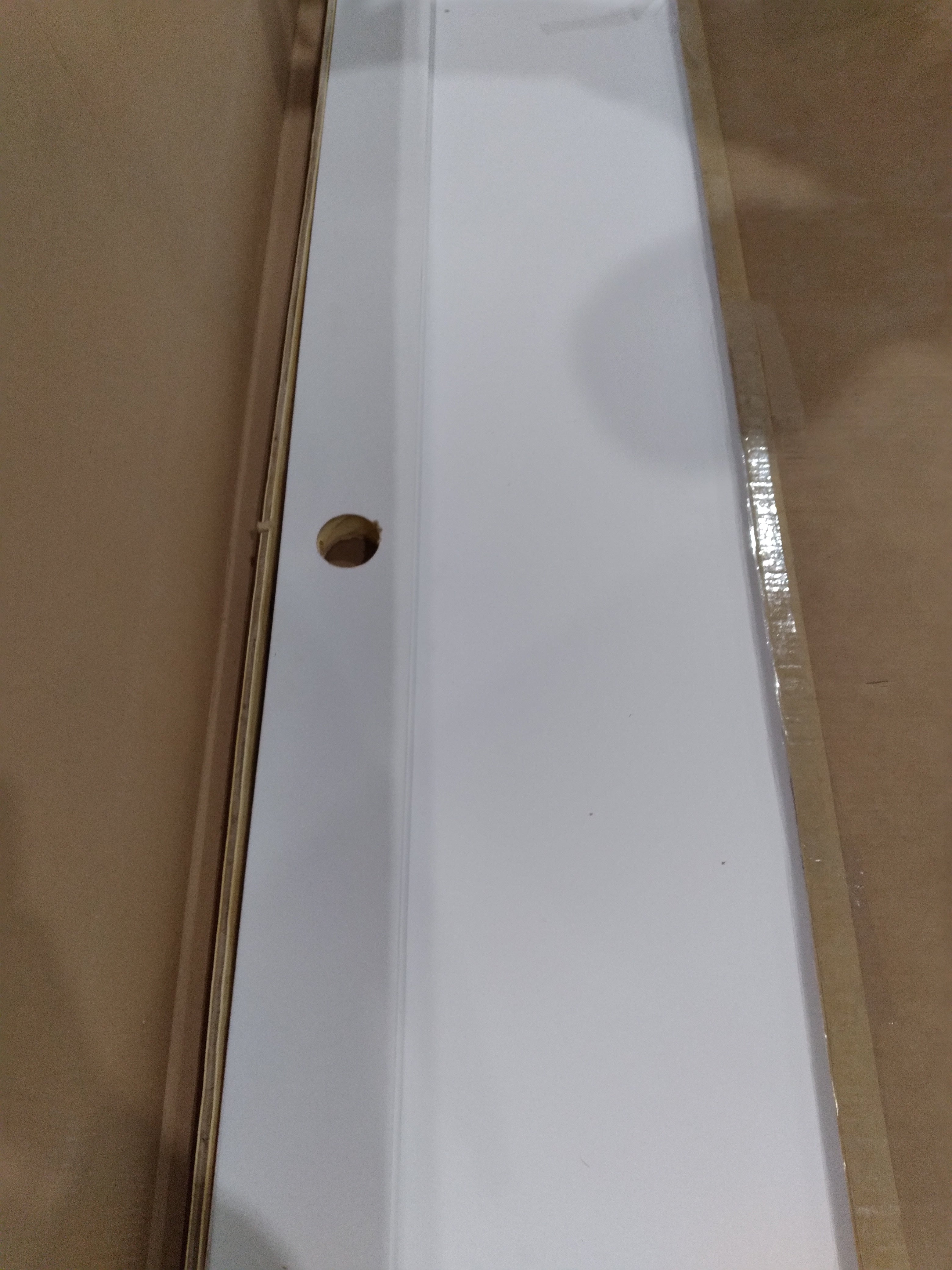 32" x 80" Paneled Solid Wood Primed Standard Door