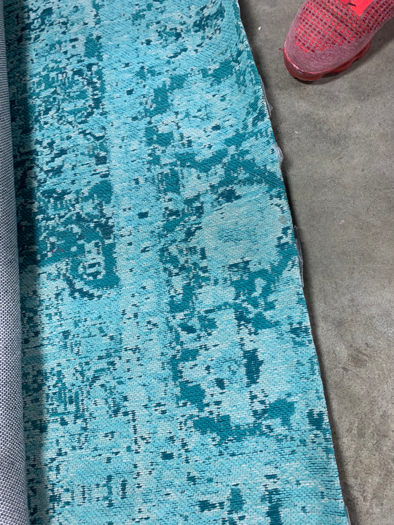 Chenault Oriental Area Rug in Teal rectangle 6'x9' – Salvage & Co Indy