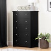 South Shore Vito 5-Drawer Chest Dresser Bedroom Pure Black *AS-IS*