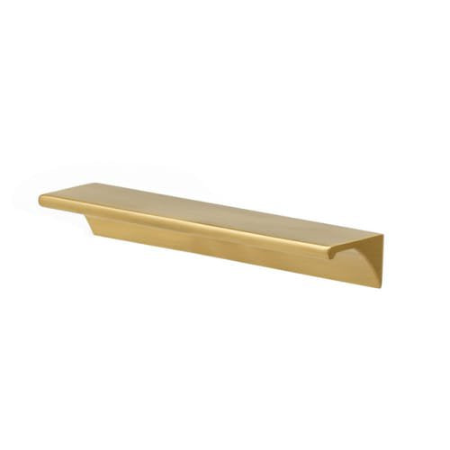 A970-4 Tab Pulls 4" Center To Center Finger Cabinet Pull - Brass, (Set of 5)
