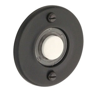 Baldwin Round Bell Button Satin Black Finish ts572
