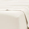 6-Piece Ivory Solid Microfiber King Sheet Set K7017