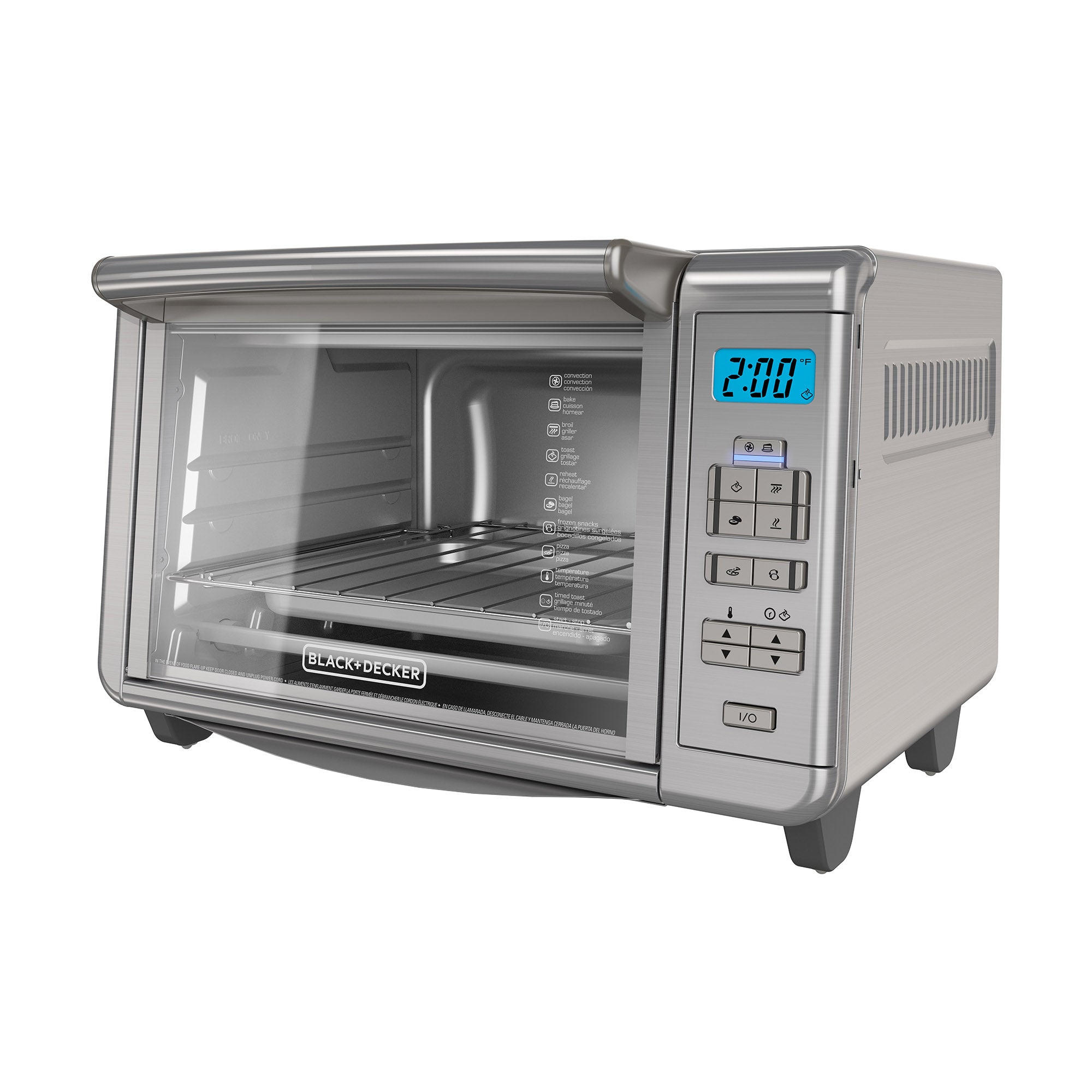 BLACK+DECKER 6-Slice Digital Convection Toaster Oven #LX4121