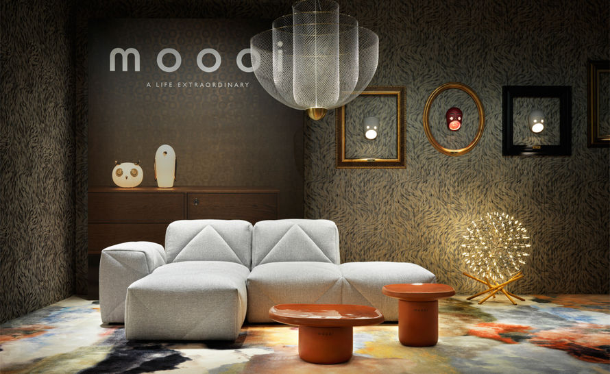 Bff sofa composition by Marcel Wanders, from moooi OP074 (2 boxes)