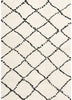 Load image into Gallery viewer, Kalora Maroq 1&#39;11&quot; X 3&#39;7&quot; Black White Diamonds Soft Touch Rug ERUG114