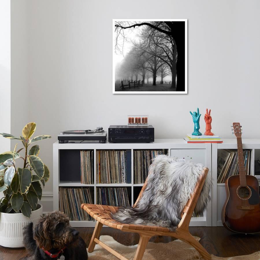 Black and White Morning 32" x 32"  ss710
