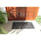 A1HC First Impression Audie Entry Double 23.62 in. x 47.25 in. Rubber Door Mat