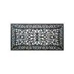 A1HC First Impression Audie Entry Double 23.62 in. x 47.25 in. Rubber Door Mat