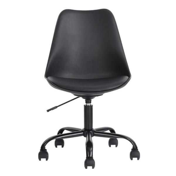 Blokhus Black Pu Cushion Ergonomic Office Desk Chair K6835