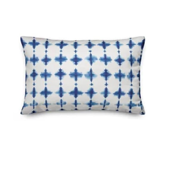 Blue Halesowen Shibori Lumbar Pillow Cover B56-DS502