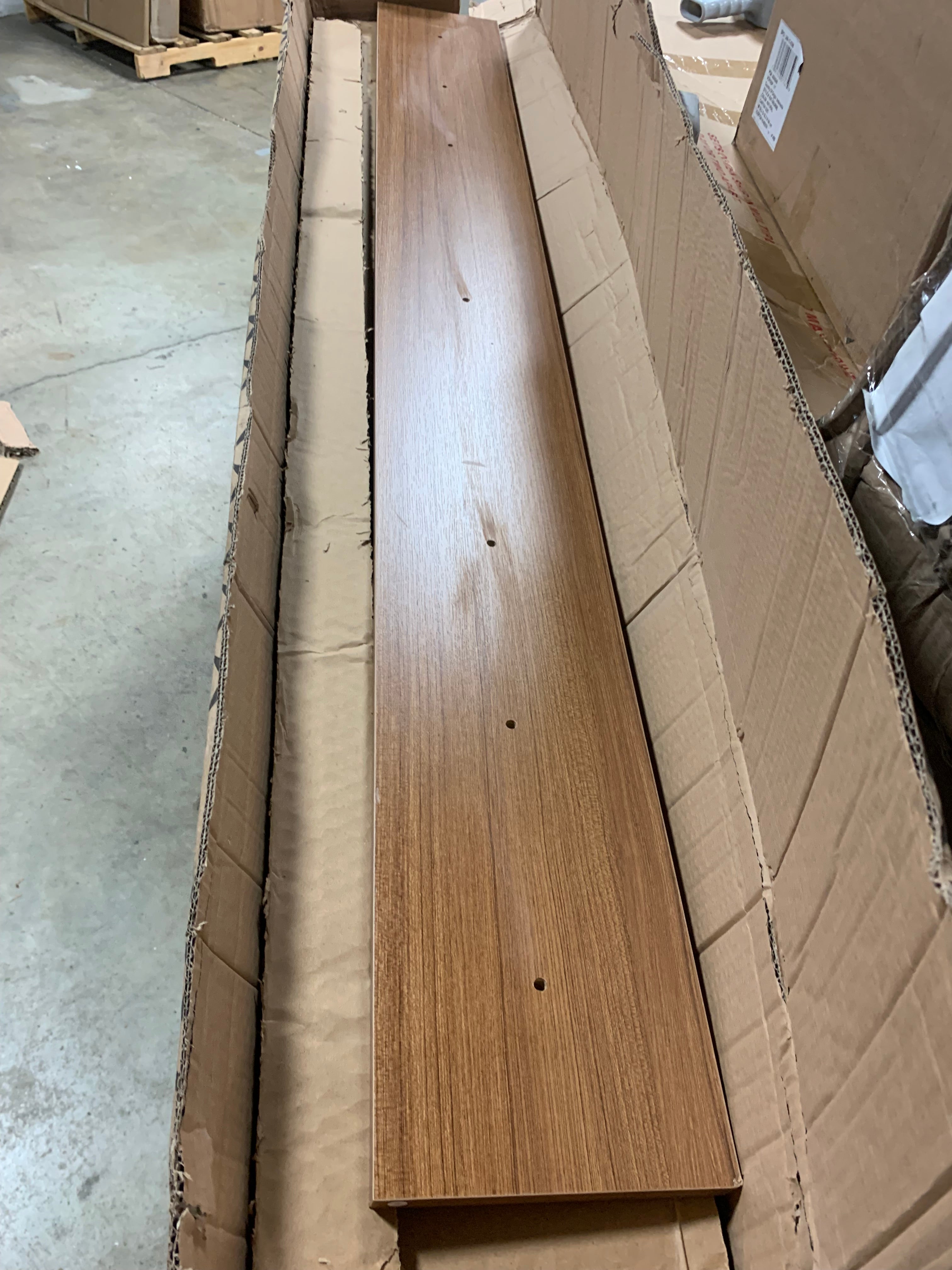 (5 Shelves) 67" H x 18" W x 9" D Deddrick Corner Bookcase