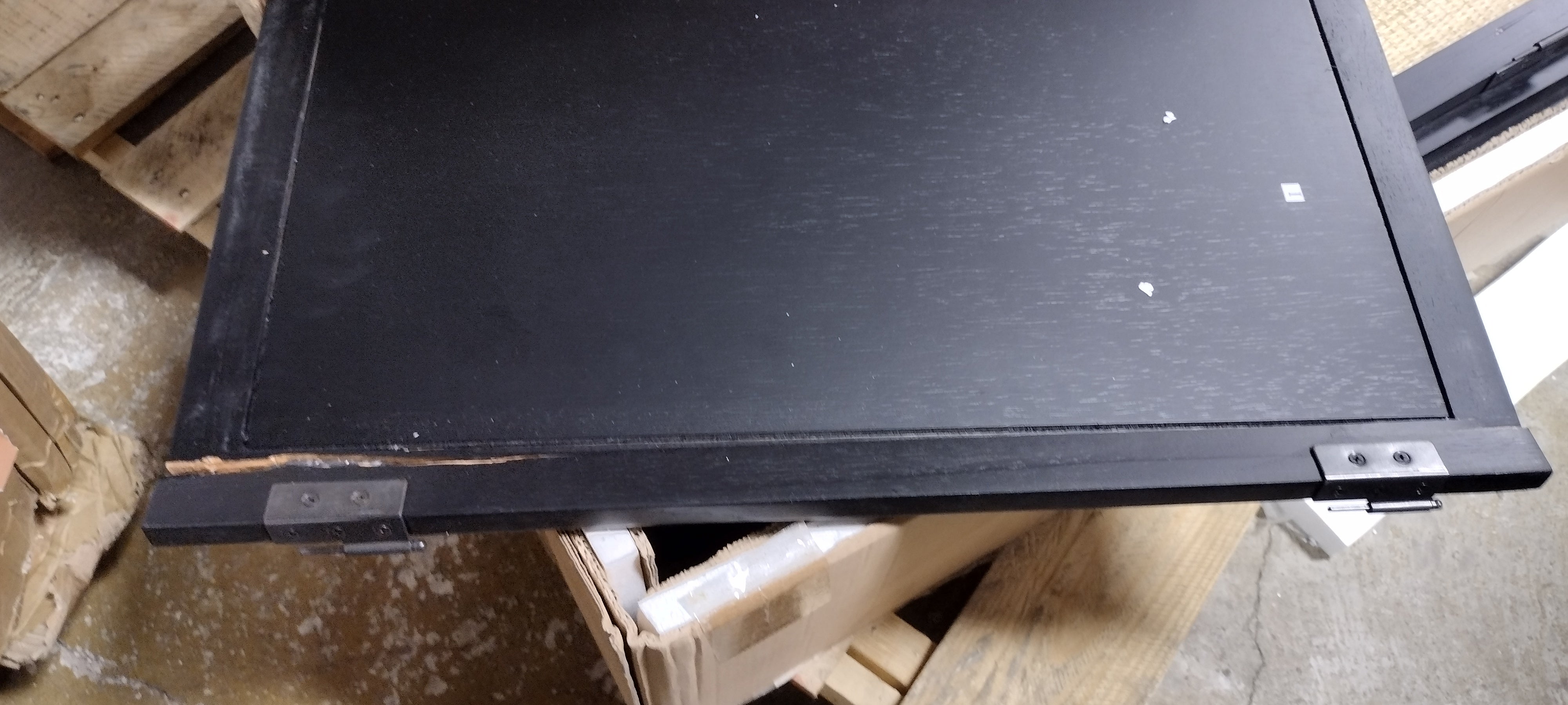 Black/Brown Delancey 34'' Tall 2 - Door Accent Cabinet